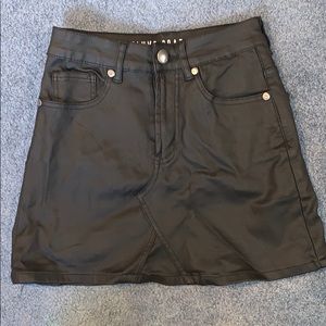 Cotton on coated mini skirt